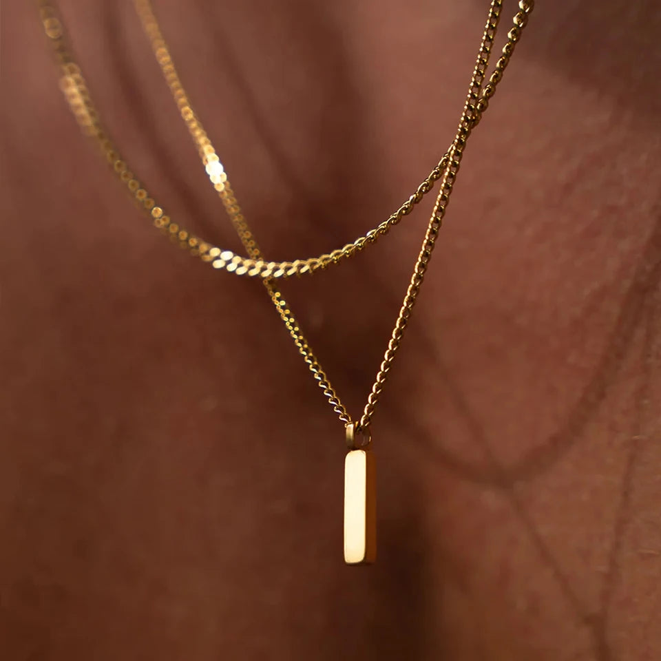 Cuban Minimal Necklace