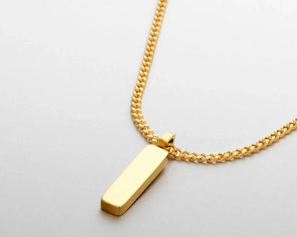 Cuban Minimal Necklace