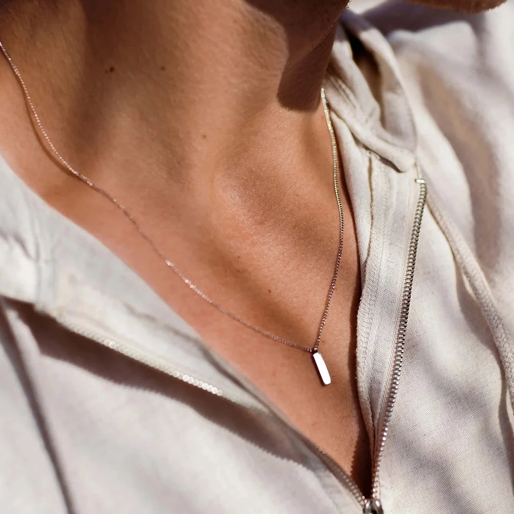 Cuban Minimal Necklace